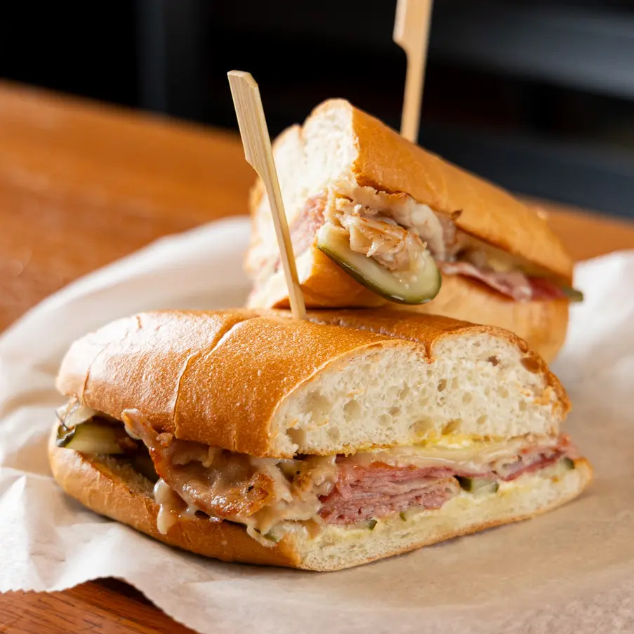 The Eastportican is our scratch-made-menu version of a Cubano, and is one of our staff favorites!