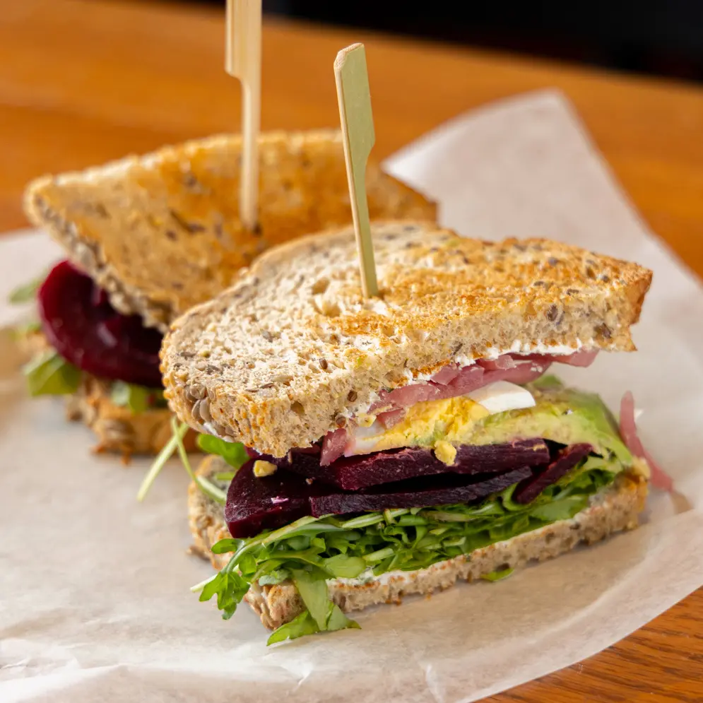 The Daisy beet and arugula sandwich is the perfect addition to the Cold tray found on our Annapolis Breakfast and Lunch Catering menu