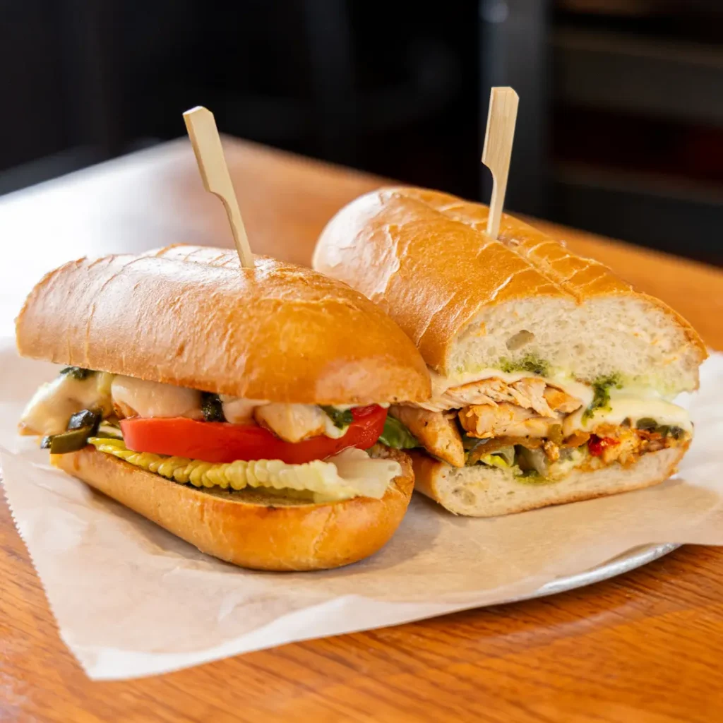 The Johnny Mac Pestorini sandwich is the perfect addition to the Hot tray found on our Annapolis Breakfast and Lunch Catering menu