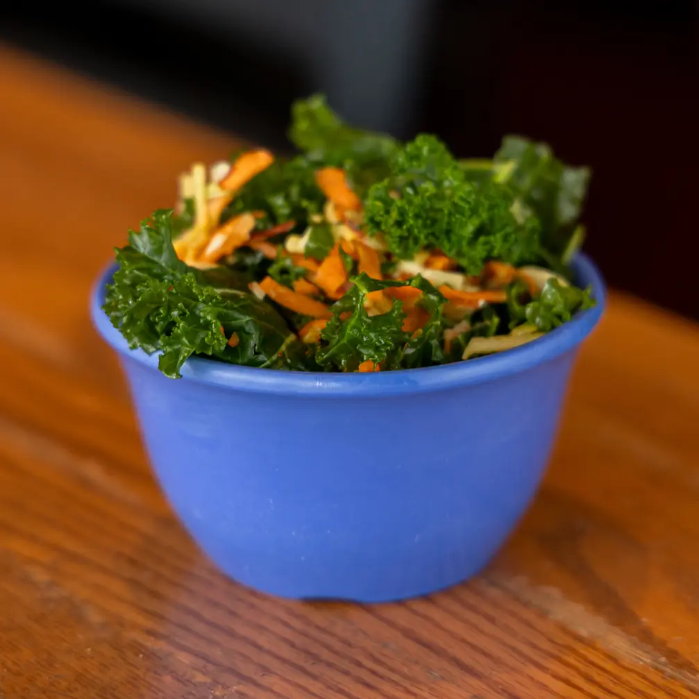 The kale slaw is a staple side from our scratch-made menu